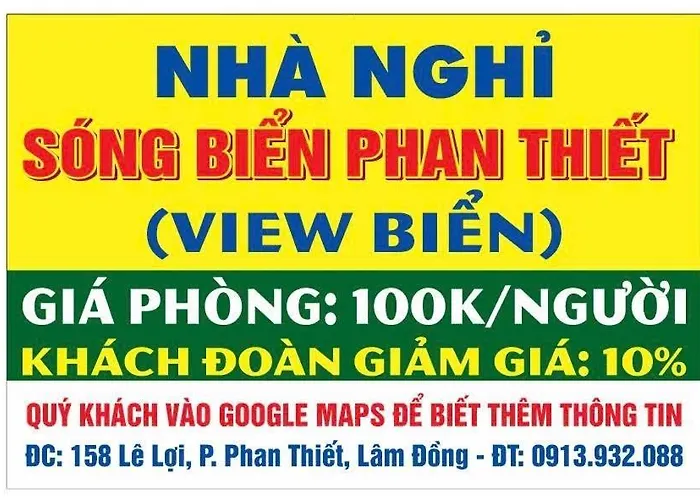 Отель типа "постель и завтрак" Nha Nghi Song Bien View Bien 158 Le Loi